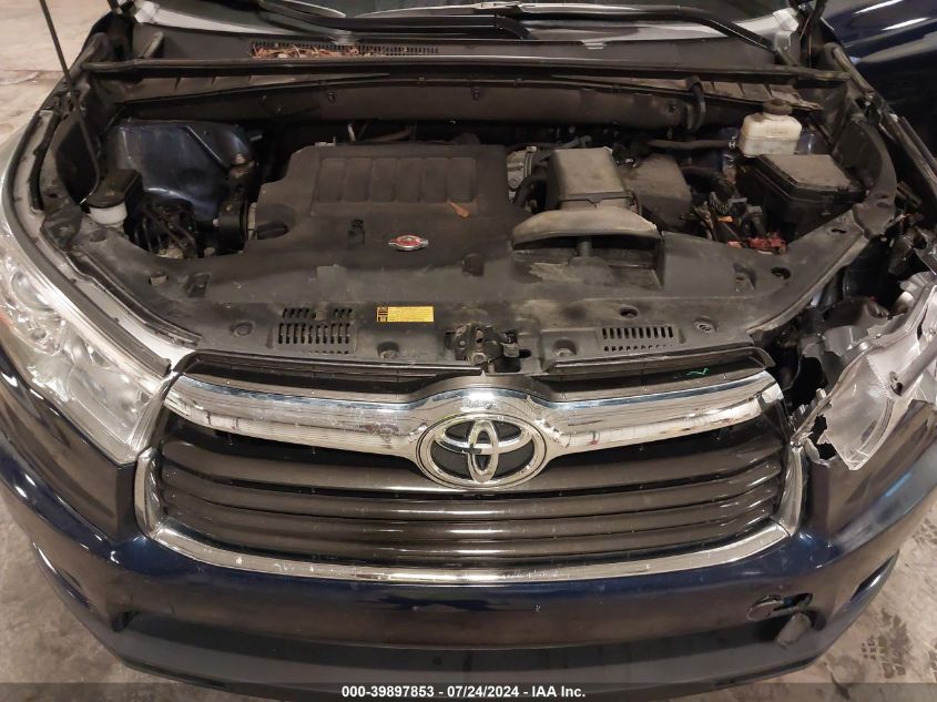 2016 Toyota Highlander Le Plus V6 VIN: 5TDZKRFH8GS155874 Lot: 39897853