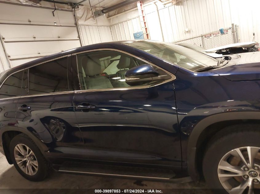 2016 Toyota Highlander Le Plus V6 VIN: 5TDZKRFH8GS155874 Lot: 39897853