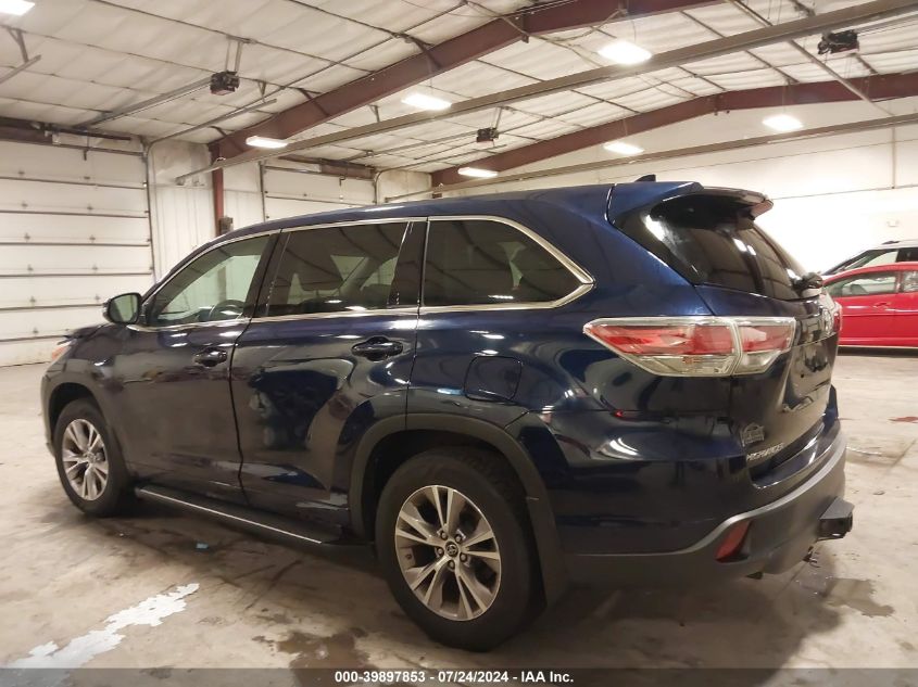 2016 Toyota Highlander Le Plus V6 VIN: 5TDZKRFH8GS155874 Lot: 39897853