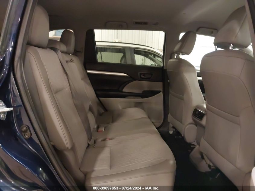 2016 Toyota Highlander Le Plus V6 VIN: 5TDZKRFH8GS155874 Lot: 39897853