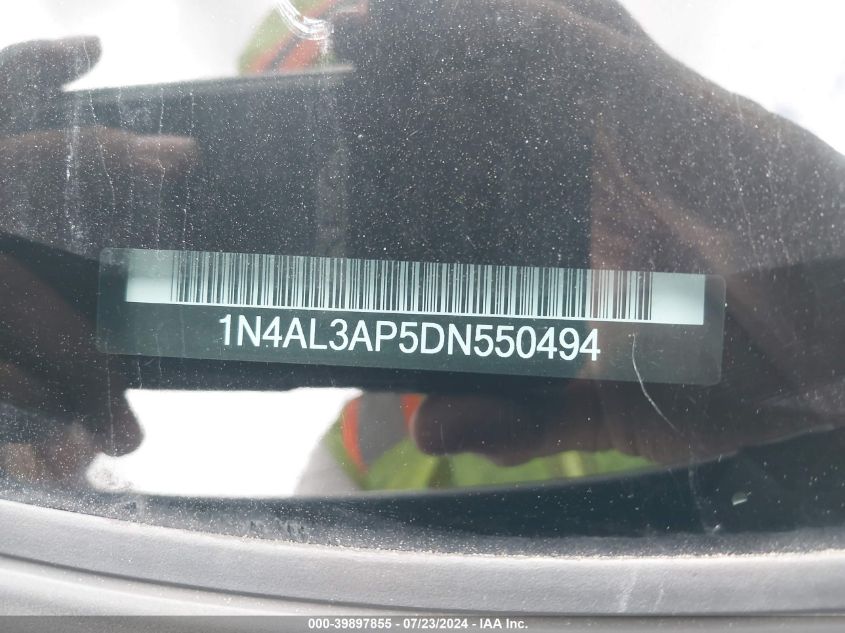1N4AL3AP5DN550494 2013 Nissan Altima 2.5 Sl