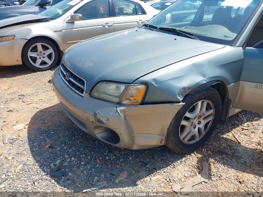 2001 Subaru Outback VIN: 4S3BH665617646627 Lot: 39897868
