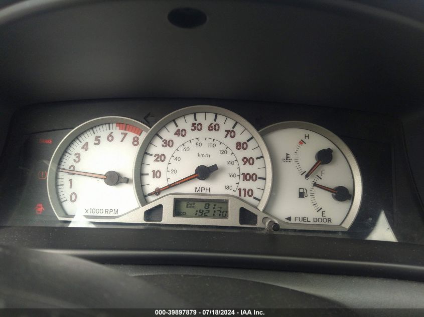 2008 Toyota Corolla Ce/Le/S VIN: 2T1BR32EX8C931213 Lot: 39897879