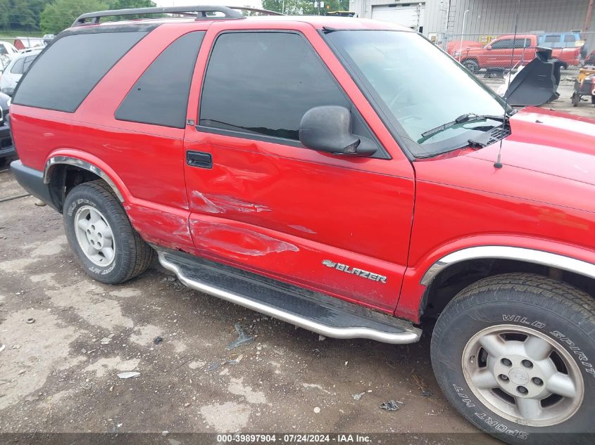 1997 Chevrolet Blazer Ls VIN: 1GNCT18W0VK171160 Lot: 39897904