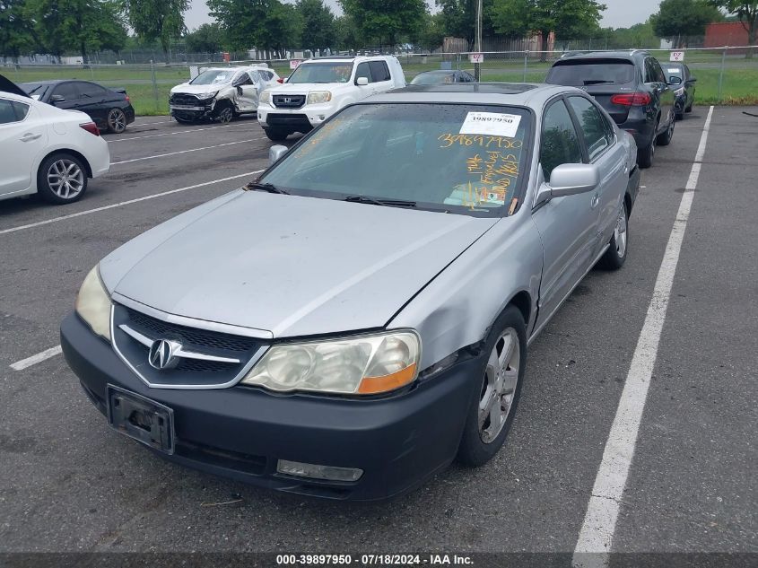 2002 Acura Tl 3.2 Type S VIN: 19UUA56852A032594 Lot: 39897950