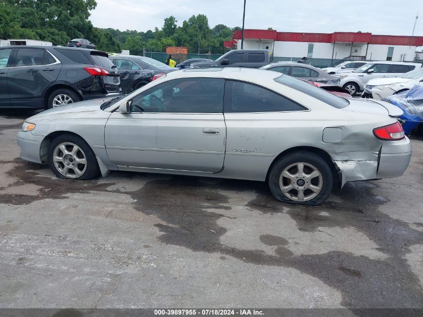 2000 Toyota Camry Solara Sle V6 VIN: 2T1CF28P6YC357774 Lot: 39897955