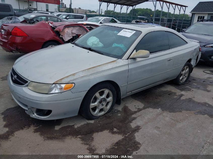 2000 Toyota Camry Solara Sle V6 VIN: 2T1CF28P6YC357774 Lot: 39897955