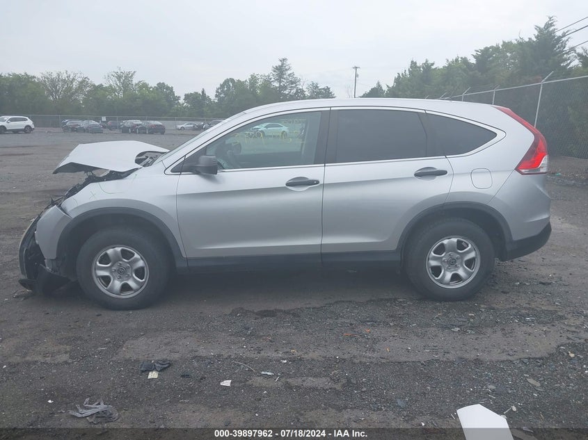 2014 Honda Cr-V Lx VIN: 2HKRM4H30EH711578 Lot: 39897962