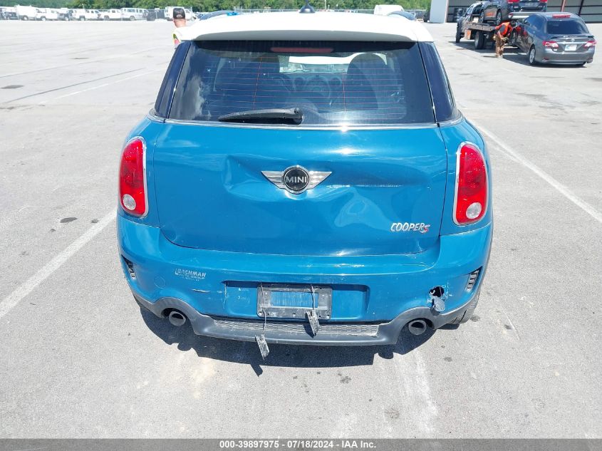 2012 Mini Cooper S Countryman VIN: WMWZC3C50CWL83704 Lot: 39897975