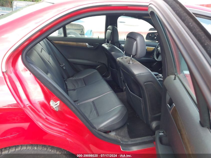 2008 Mercedes-Benz C 350 Sport VIN: WDDGF56X28R019306 Lot: 39898020