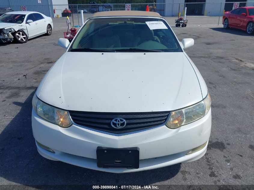 2002 Toyota Camry Solara VIN: 2T1FF28PX2C885418 Lot: 39898041