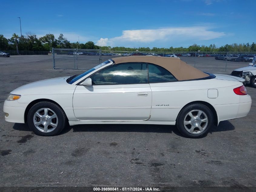 2002 Toyota Camry Solara VIN: 2T1FF28PX2C885418 Lot: 39898041