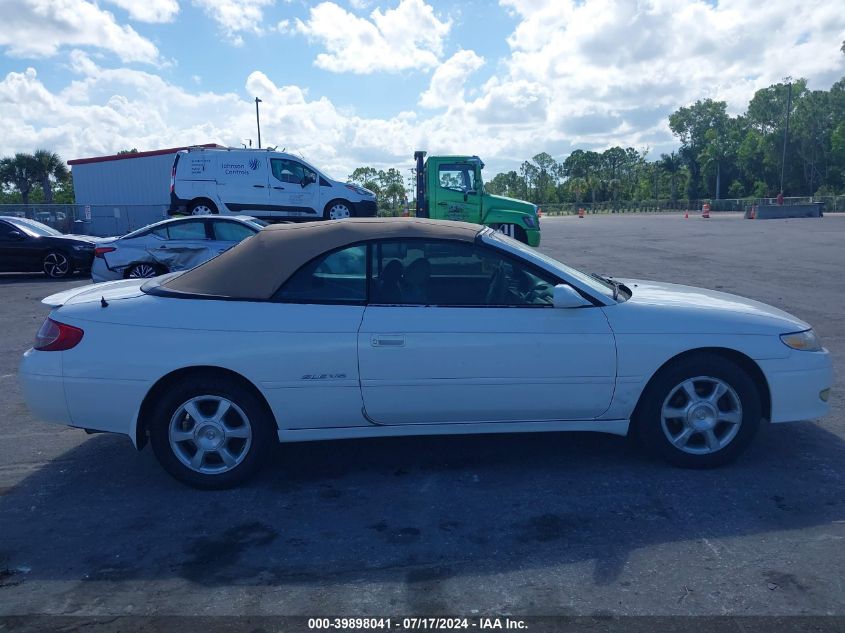 2002 Toyota Camry Solara VIN: 2T1FF28PX2C885418 Lot: 39898041