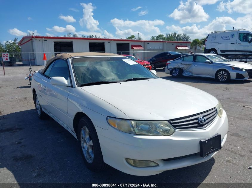 2T1FF28PX2C885418 | 2002 TOYOTA CAMRY SOLARA