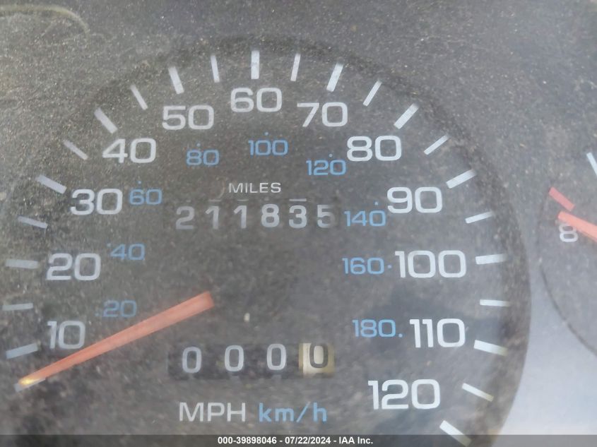 1997 Dodge Ram 1500 Lt VIN: 1B7HF16Y5VJ586118 Lot: 39898046