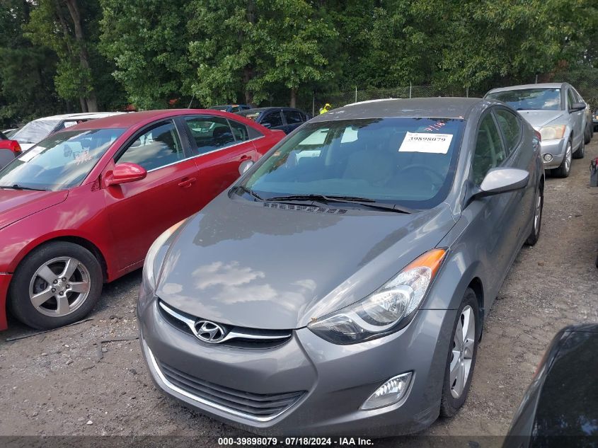 2013 Hyundai Elantra Gls VIN: 5NPDH4AE7DH413621 Lot: 39898079