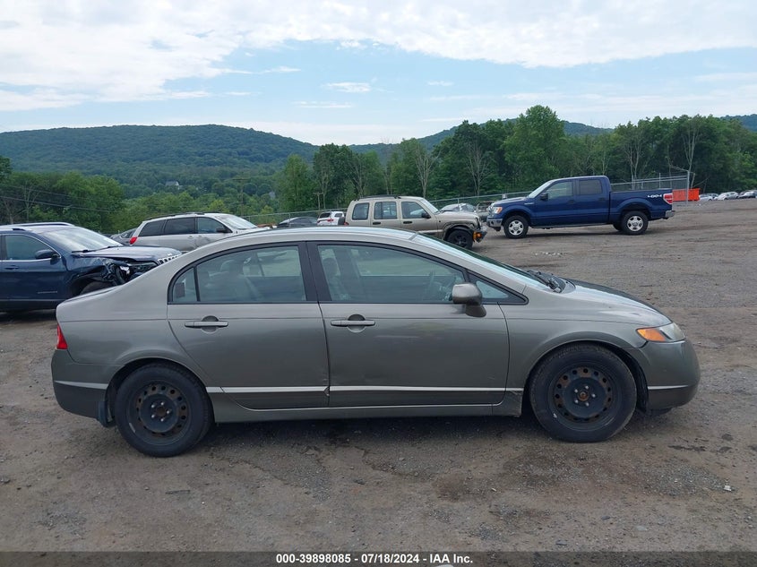 2007 Honda Civic Lx VIN: 2HGFA16537H305225 Lot: 39898085
