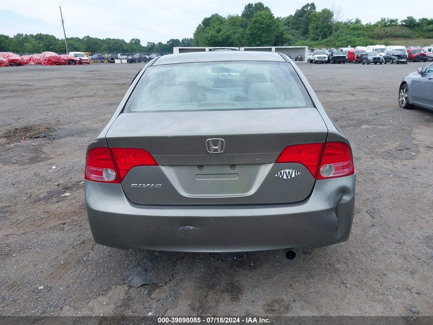 2007 Honda Civic Lx VIN: 2HGFA16537H305225 Lot: 39898085