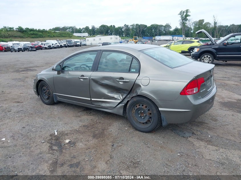 2007 Honda Civic Lx VIN: 2HGFA16537H305225 Lot: 39898085