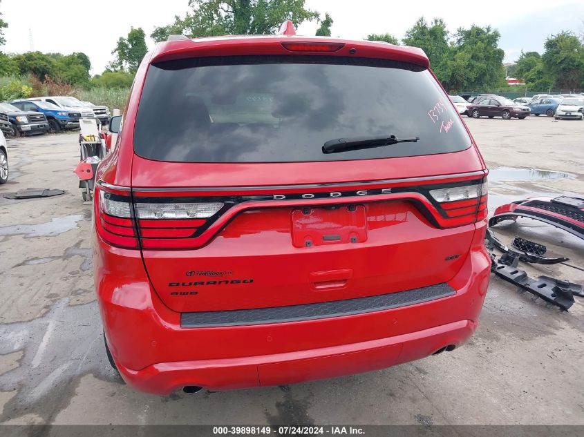 2017 Dodge Durango Gt Awd VIN: 1C4RDJDGXHC884239 Lot: 39898149