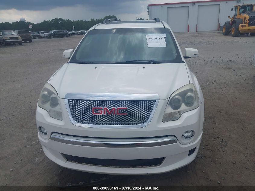 2012 GMC Acadia Denali VIN: 1GKKRTED2CJ383972 Lot: 39898161