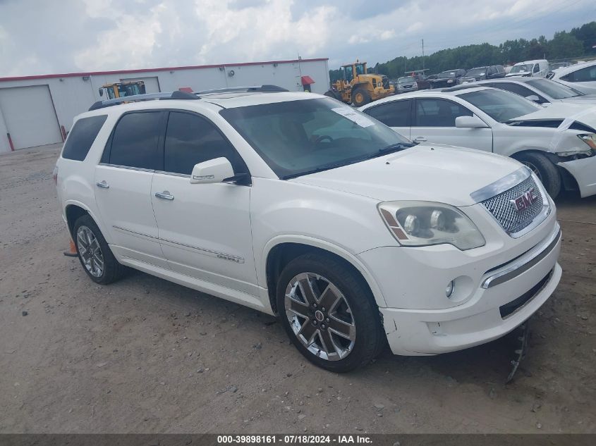 2012 GMC Acadia Denali VIN: 1GKKRTED2CJ383972 Lot: 39898161