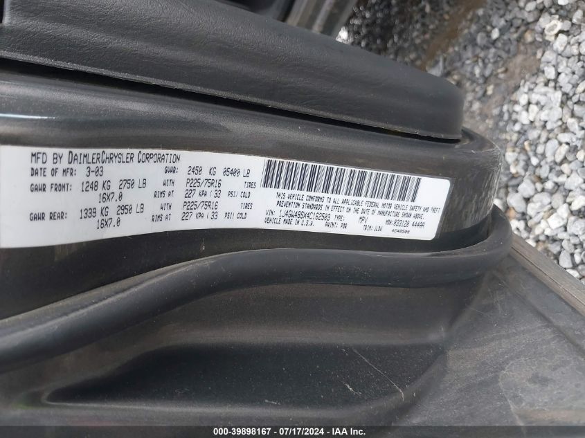 2004 Jeep Grand Cherokee Laredo VIN: 1J4GW48SX4C162503 Lot: 39898167