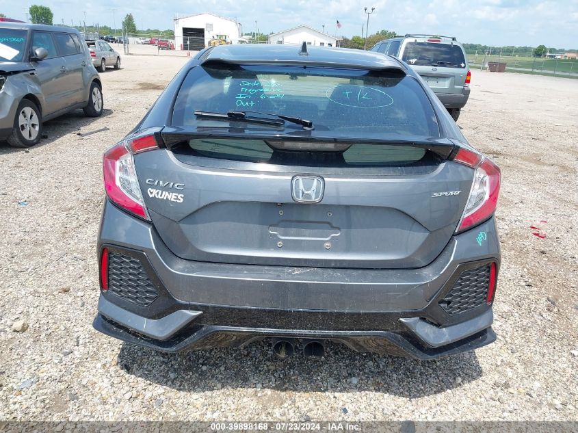 2017 Honda Civic Sport VIN: SHHFK7H42HU227349 Lot: 39898168