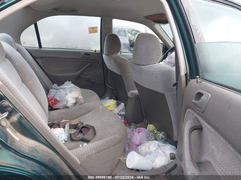 1999 Honda Civic Value Package VIN: 2HGEJ6614XH509022 Lot: 39898190