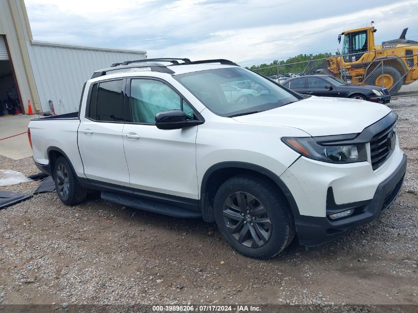 2021 Honda Ridgeline Awd Sport VIN: 5FPYK3F10MB000674 Lot: 39898206