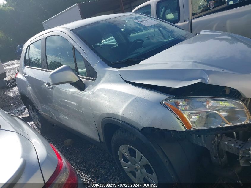 2016 Chevrolet Trax 1Ls VIN: 3GNCJKSB1GL243552 Lot: 39898219