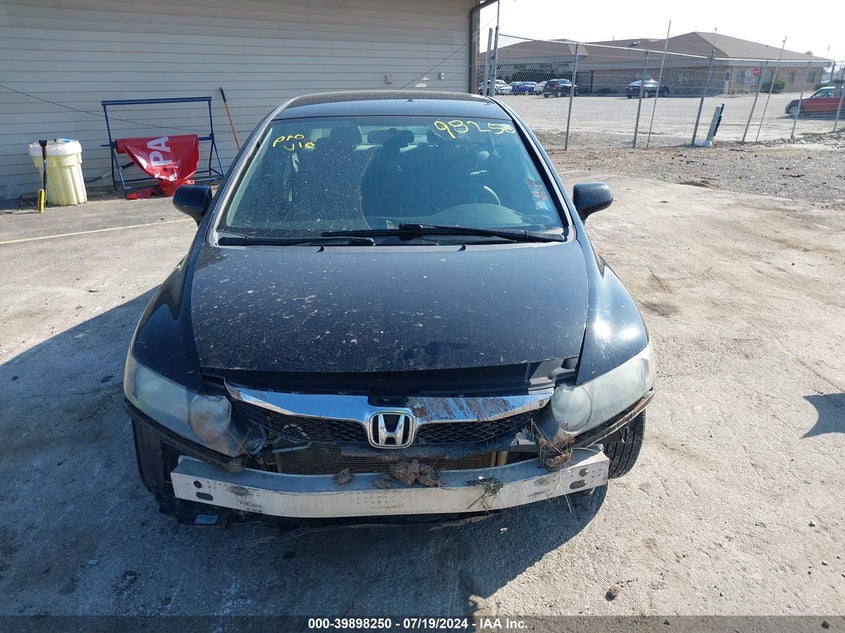 2009 Honda Civic Lx VIN: 19XFA165X9E044642 Lot: 39898250