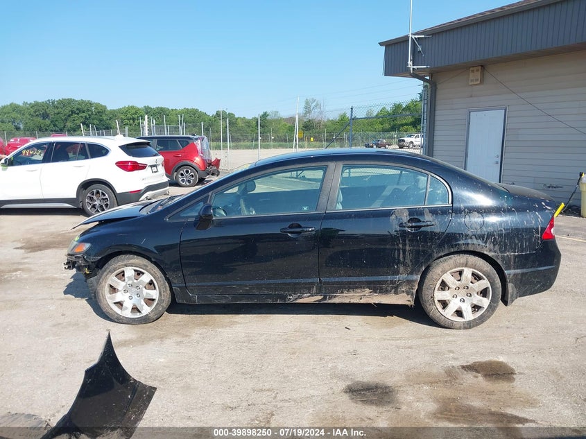 2009 Honda Civic Lx VIN: 19XFA165X9E044642 Lot: 39898250