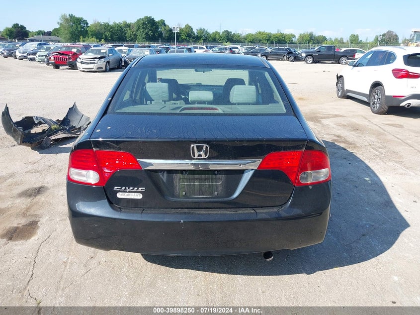 2009 Honda Civic Lx VIN: 19XFA165X9E044642 Lot: 39898250