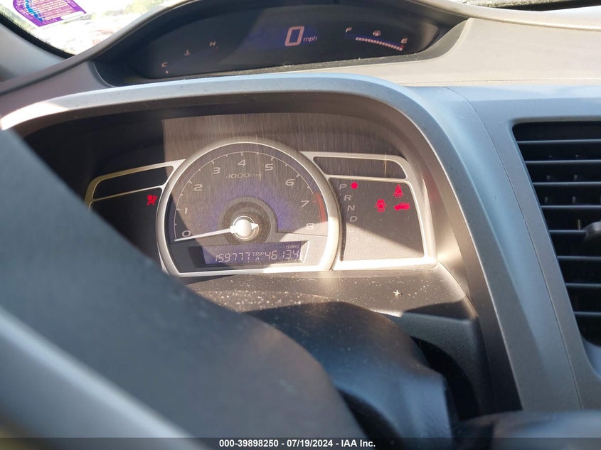 2009 Honda Civic Lx VIN: 19XFA165X9E044642 Lot: 39898250