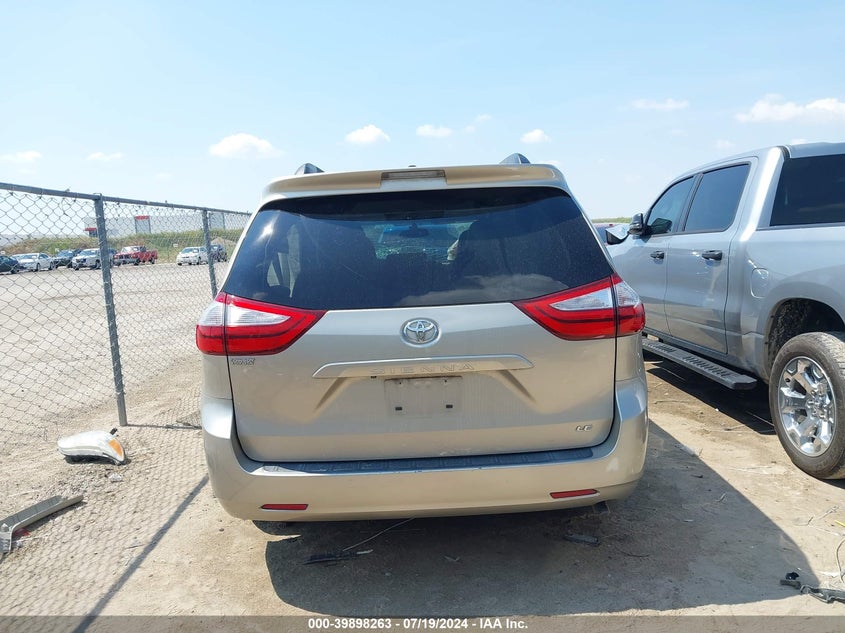 2015 Toyota Sienna Le 8 Passenger VIN: 5TDKK3DC8FS571301 Lot: 39898263