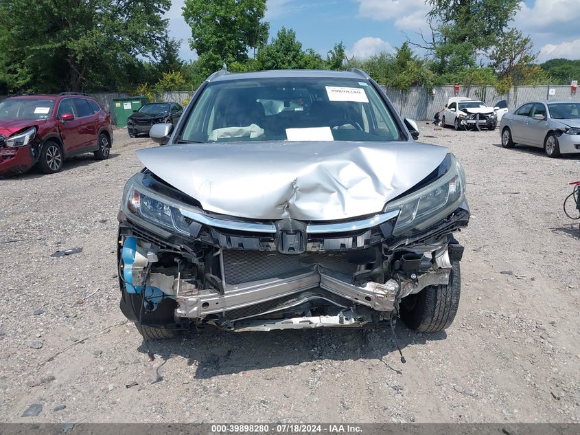 2015 Honda Cr-V Ex-L VIN: 2HKRM4H7XFH646002 Lot: 39898280