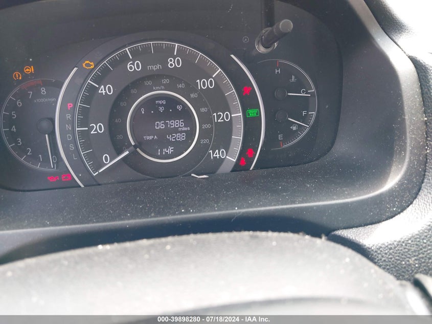 2015 Honda Cr-V Ex-L VIN: 2HKRM4H7XFH646002 Lot: 39898280