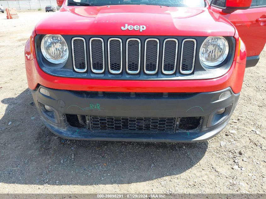 2016 Jeep Renegade Latitude VIN: ZACCJBBT6GPE34361 Lot: 39898291