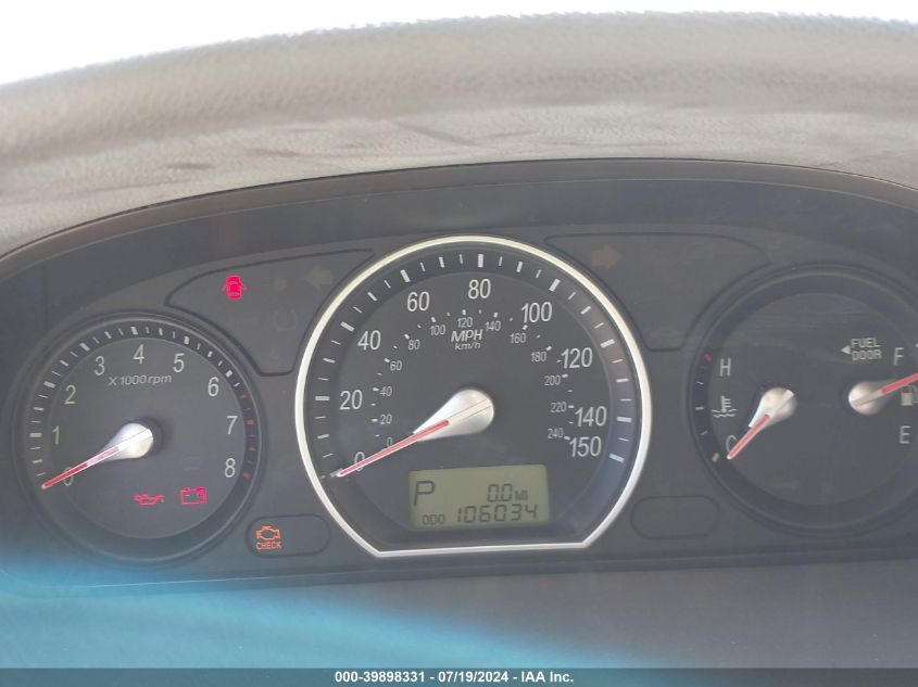 2007 Hyundai Sonata Gls VIN: 5NPET46CX7H200029 Lot: 39898331