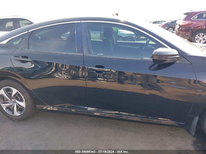 2019 Honda Civic Lx VIN: 19XFC2F67KE039543 Lot: 39898343