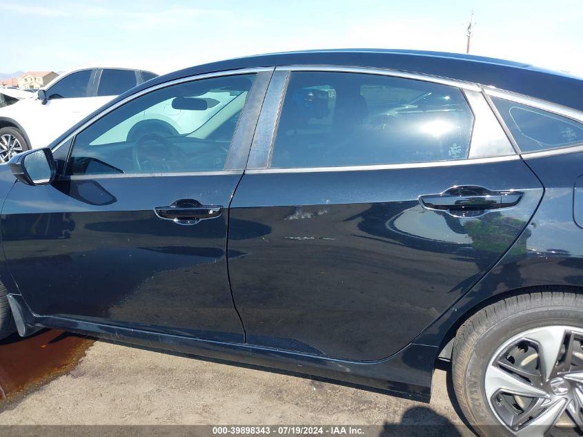 2019 Honda Civic Lx VIN: 19XFC2F67KE039543 Lot: 39898343