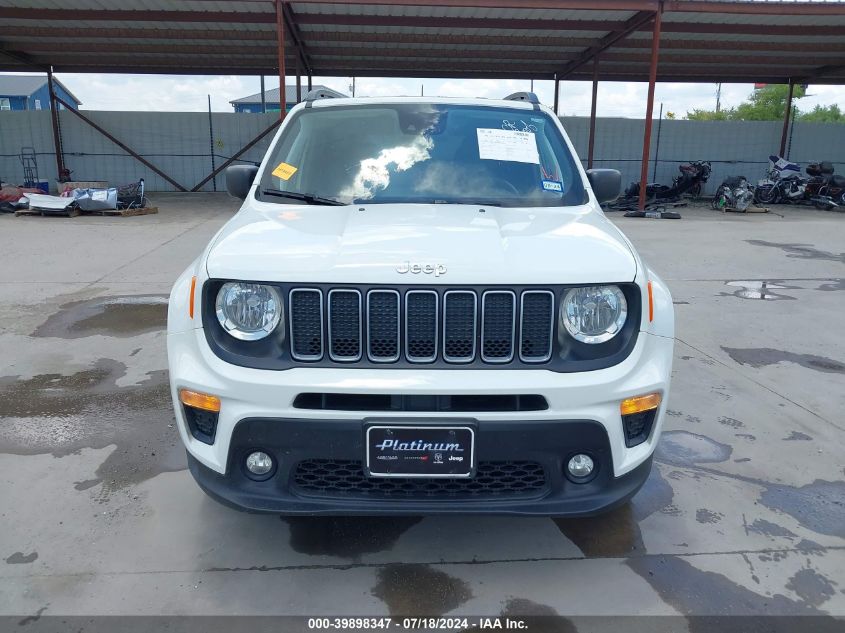 2022 Jeep Renegade Latitude 4X4 VIN: ZACNJDB16NPN62497 Lot: 39898347