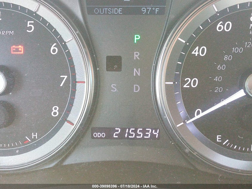 2012 Lexus Es 350 VIN: JTHBK1EG4C2481067 Lot: 39898396