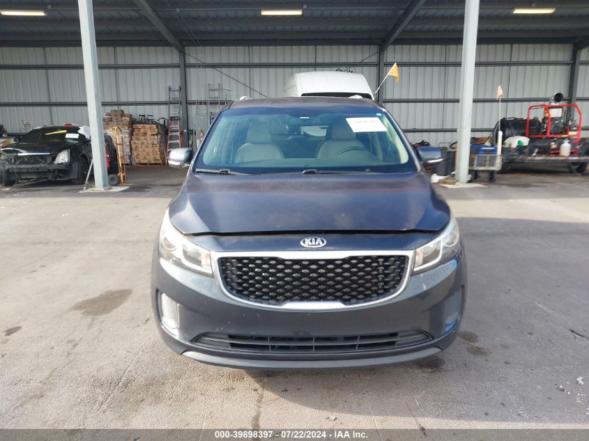 2016 Kia Sedona Lx VIN: KNDMB5C10G6116366 Lot: 39898397