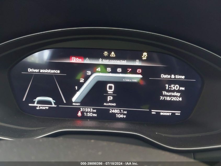 2021 AUDI SQ5 PREMIUM PLUS TFSI QUATTRO TIPTRONIC - WA1B4AFYXM2015920