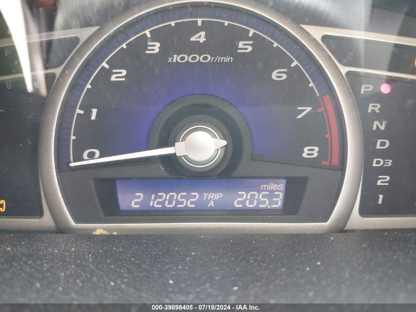 2008 Honda Civic Sdn Lx VIN: 2HGFA165X8H355394 Lot: 39898405