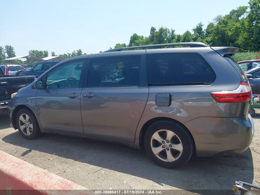 2015 Toyota Sienna Le 8 Passenger VIN: 5TDKK3DC4FS557489 Lot: 39898417