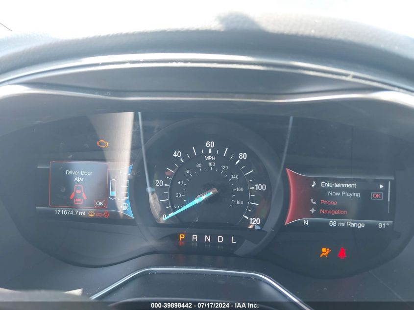 2015 Ford Fusion Energi Titanium VIN: 3FA6P0SU6FR284609 Lot: 39898442