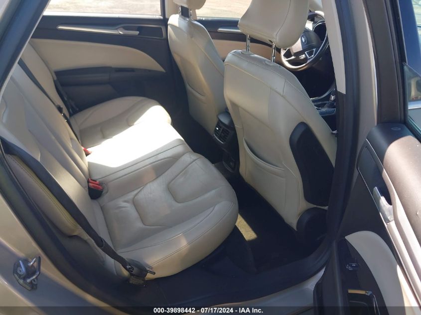 2015 Ford Fusion Energi Titanium VIN: 3FA6P0SU6FR284609 Lot: 39898442